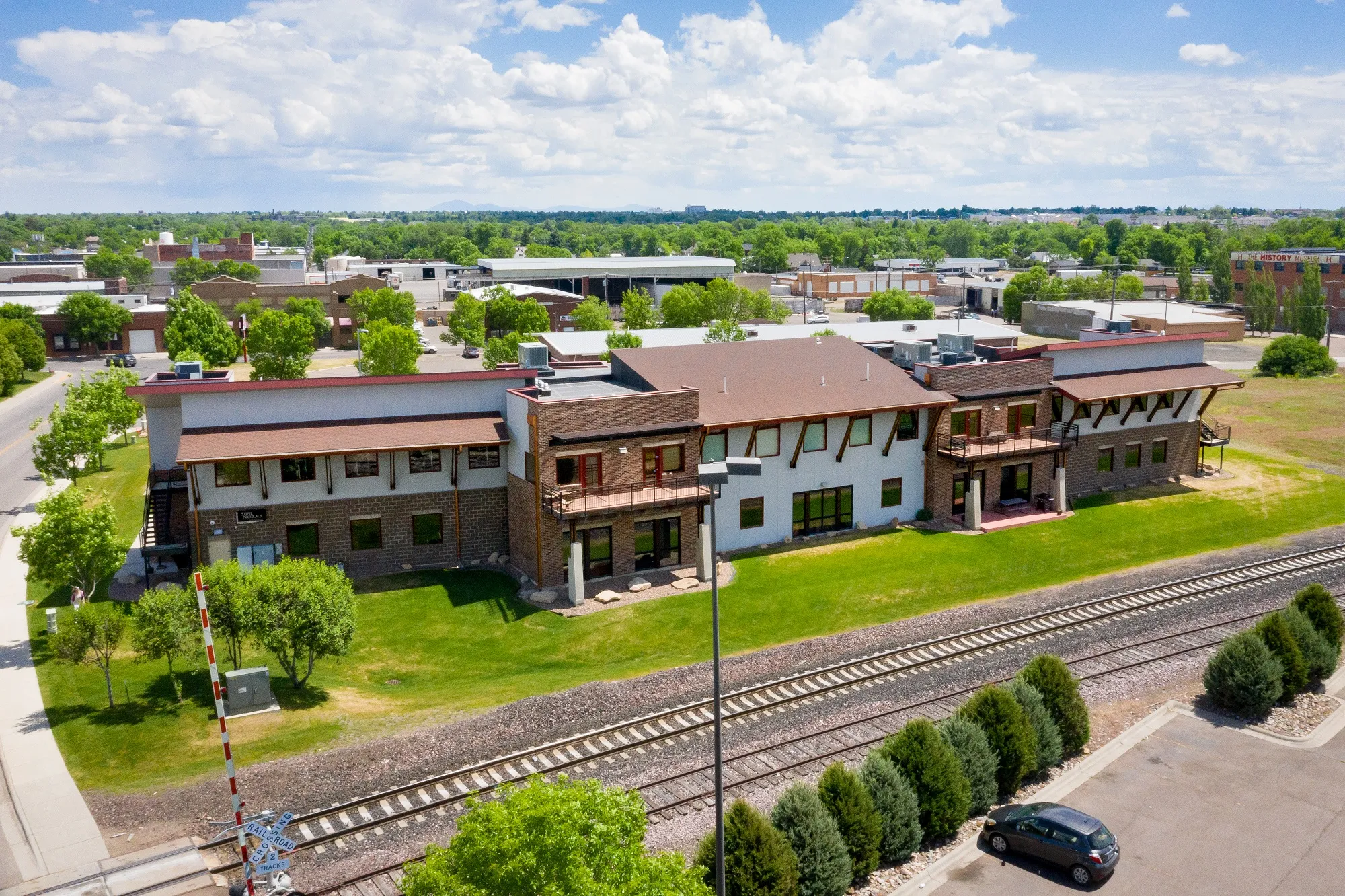 aerial view of Dr. Justin Poulson's office